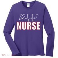 Nurse Heartbeat Logo Women's Long Sleeve Shirt thumb 0