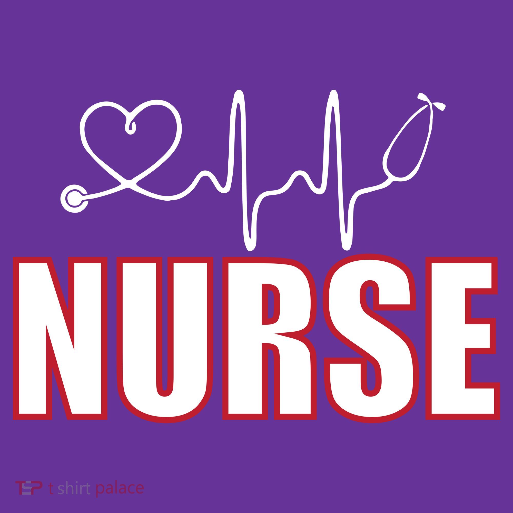 Nurse Heartbeat Logo Kids Hoodie