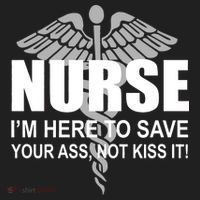 Nurse I'm Here To Save Your Ass Not Kiss It Women's Sweatshirt thumb 2