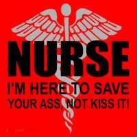 Nurse I'm Here To Save Your Ass Not Kiss It Santa Hat thumb 1