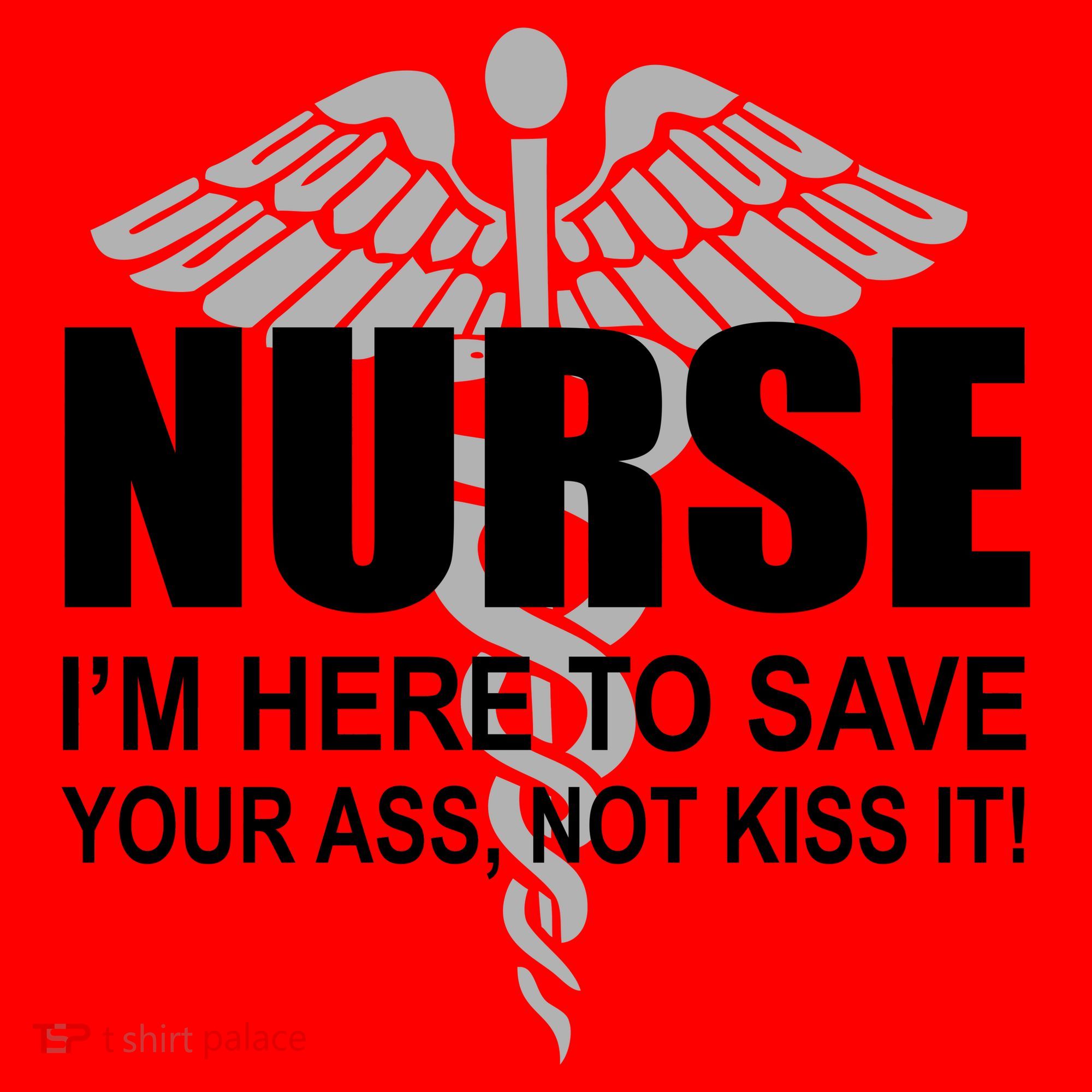 Nurse I'm Here To Save Your Ass Not Kiss It Santa Hat