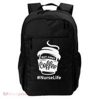 Nurse Life Coffee First Backpack thumb 0