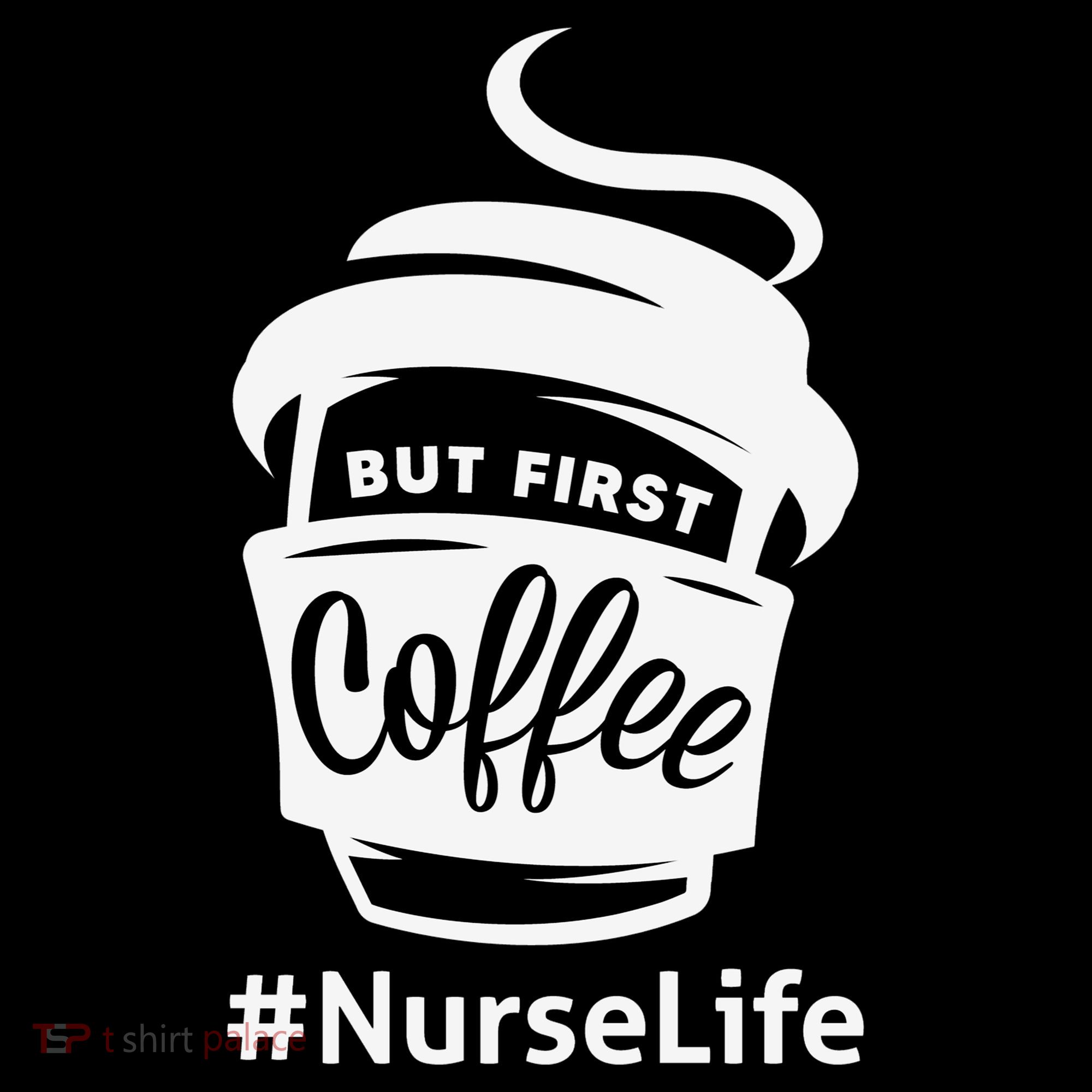 Nurse Life Coffee First Polo