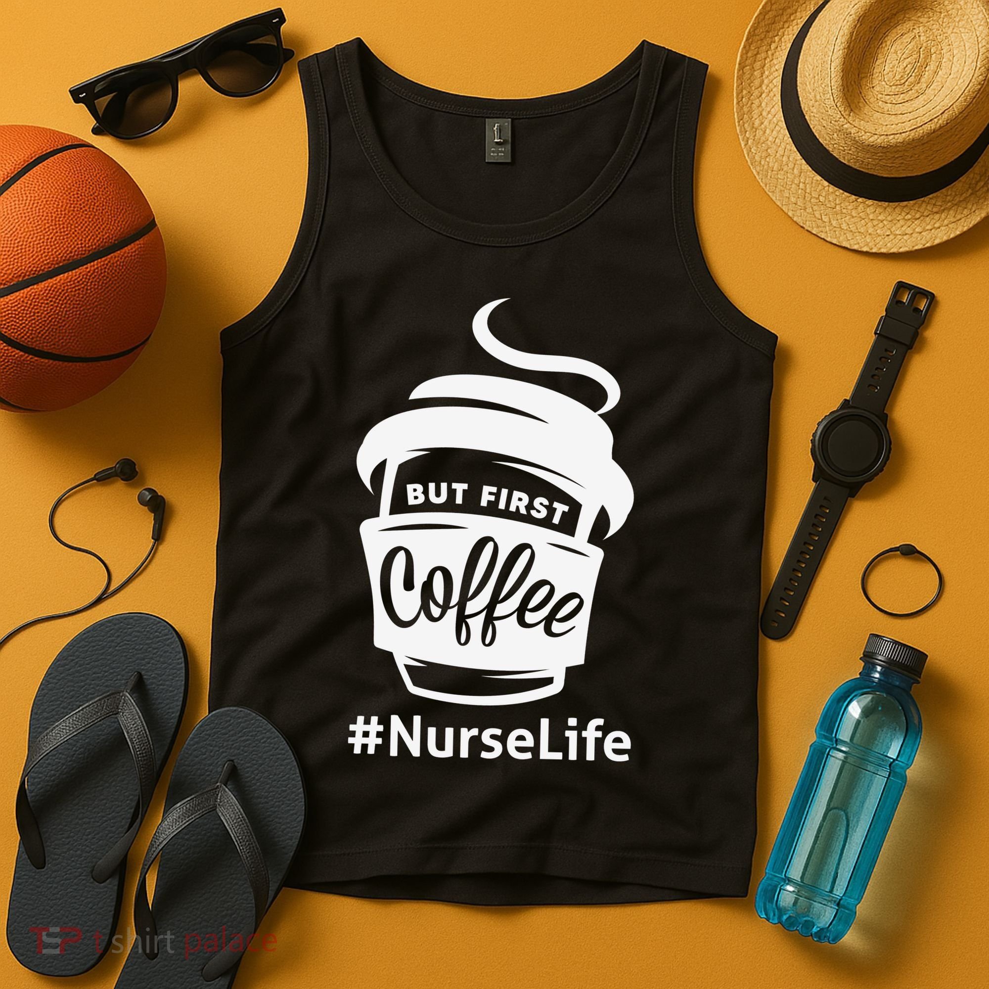 Nurse Life Coffee First Tank Top