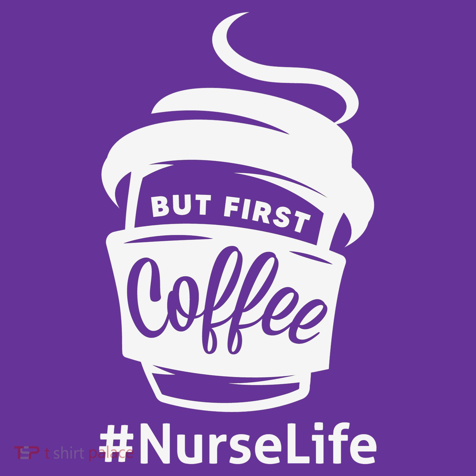 Nurse Life Coffee First Apron