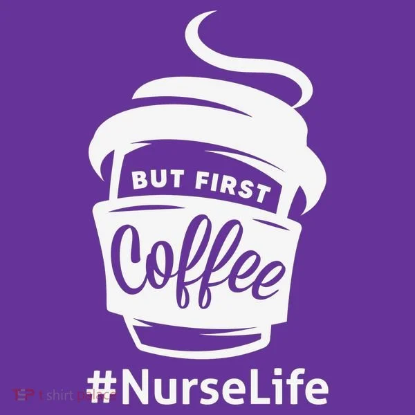 Nurse Life Coffee First Women's Long Sleeve Shirt