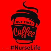 Nurse Life Coffee First Santa Hat thumb 1