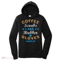 Nurse Life Coffee Scrubs and Rubber Gloves Women's Hoodie thumb 0