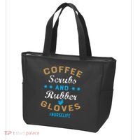 Nurse Life Coffee Scrubs and Rubber Gloves Tote Bag thumb 3