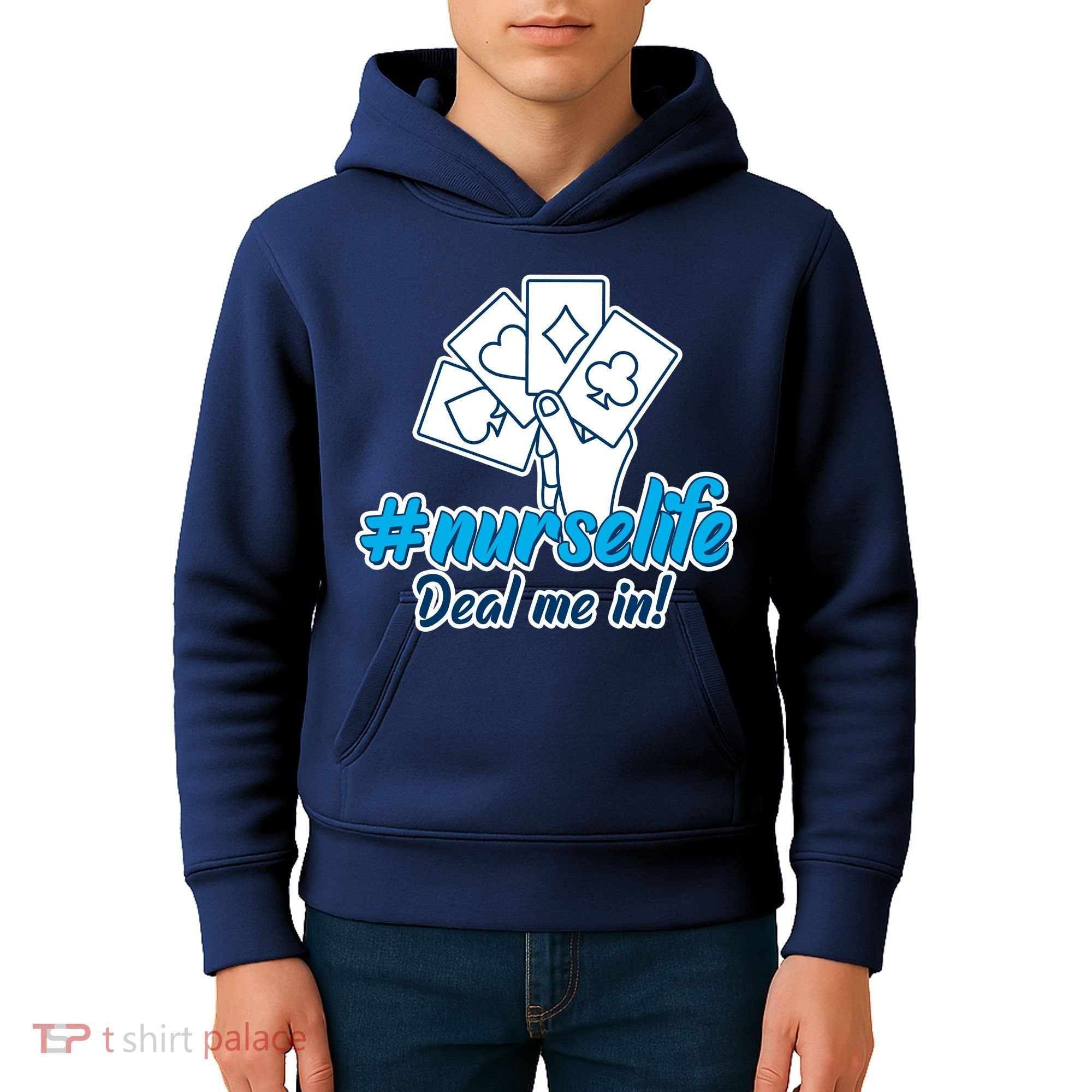 Nurse Life Deal Me In Kids Hoodie