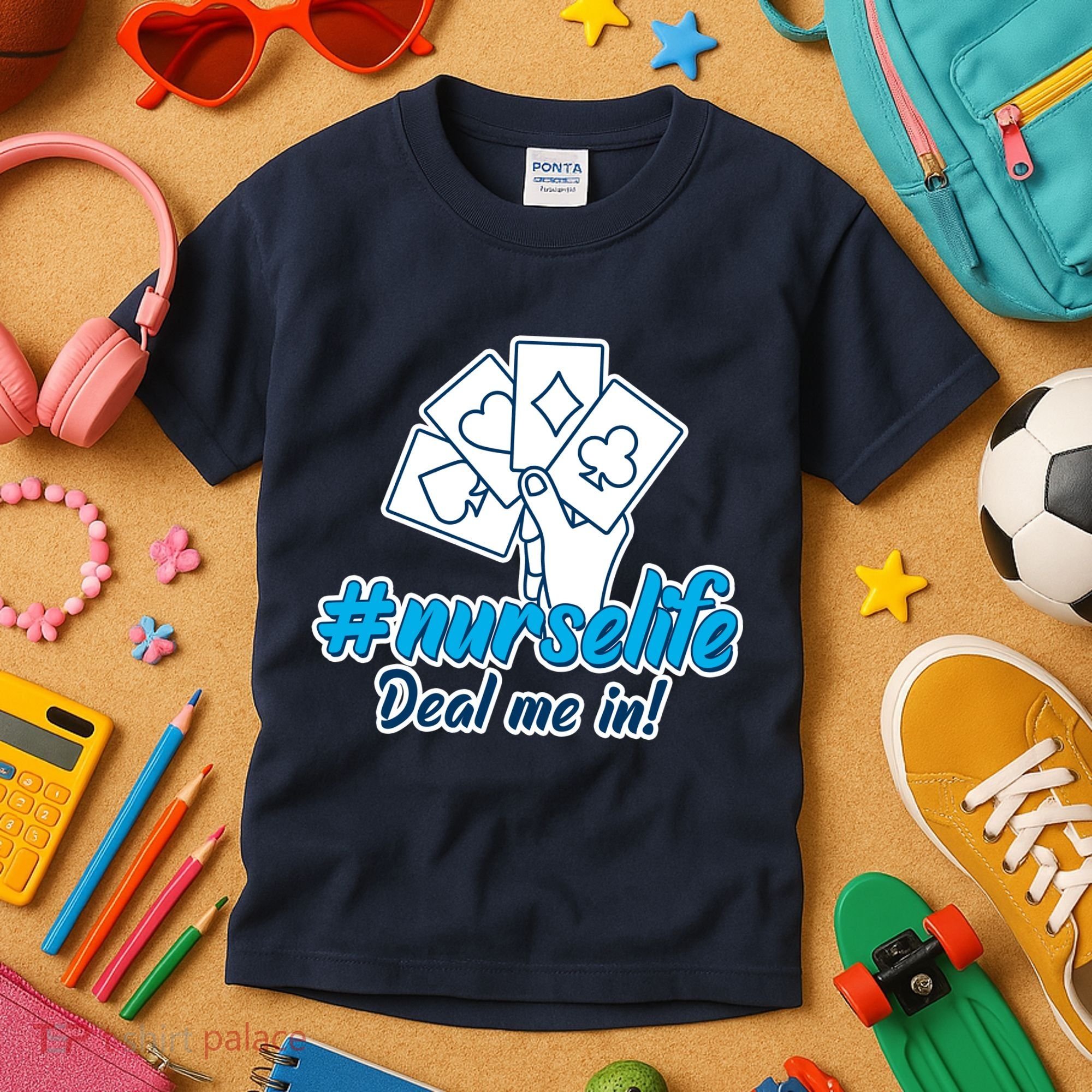 Nurse Life Deal Me In Kids T-Shirt