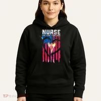 Nurse Live Love Save Lives Flag  Hoodie thumb 5