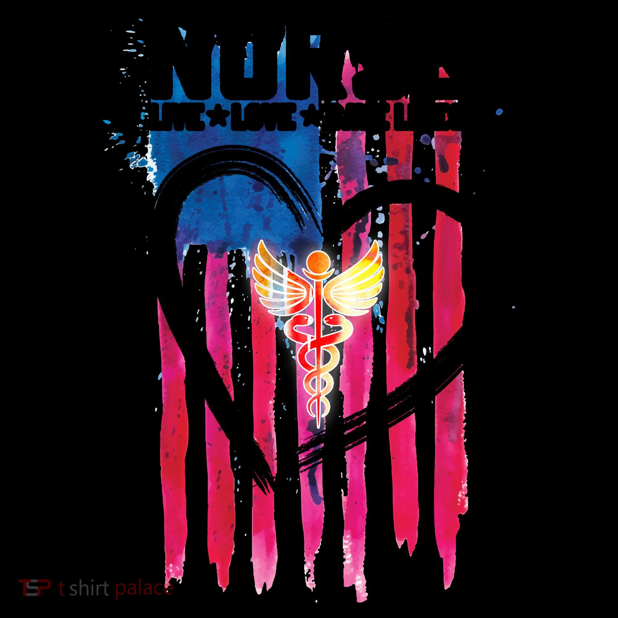 Nurse Live Love Save Lives Flag  Coffee Mug