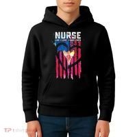 Nurse Live Love Save Lives Flag  Kids Hoodie thumb 4