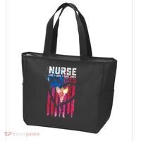Nurse Live Love Save Lives Flag  Tote Bag thumb 3
