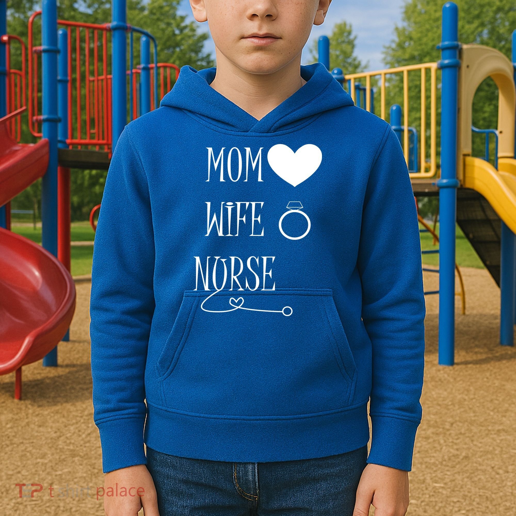 Nurse Mom Kids Hoodie