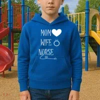Nurse Mom Kids Hoodie thumb 2