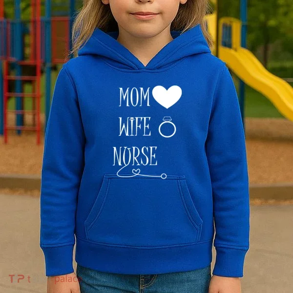 Nurse Mom Kids Hoodie