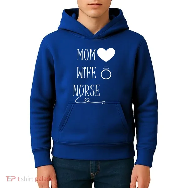 Nurse Mom Kids Hoodie
