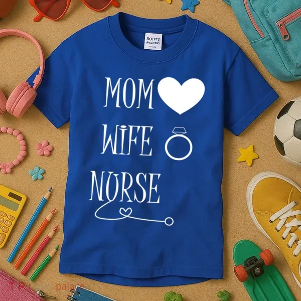 Nurse Mom Kids T-Shirt