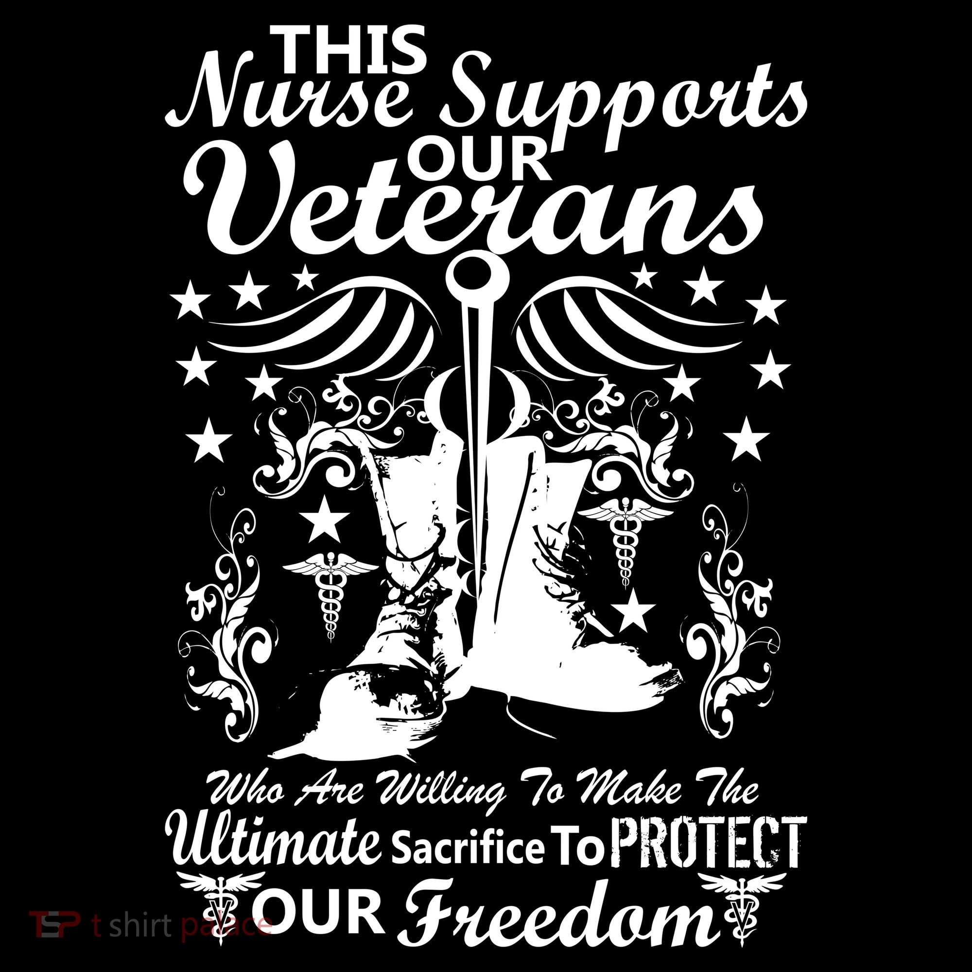 Nurse Supports Our Veterans Sweatshirt