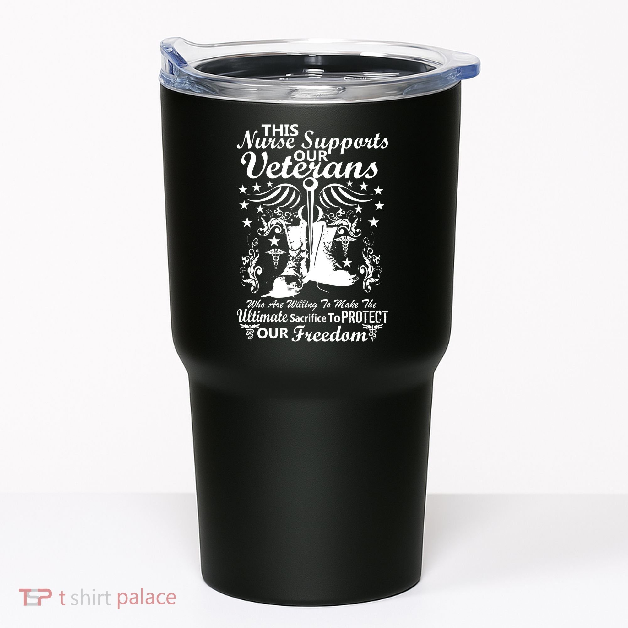 Nurse Supports Our Veterans Tumbler