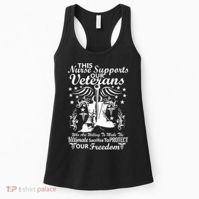 Nurse Supports Our Veterans Women's Tank Top