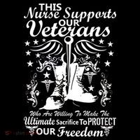 Nurse Supports Our Veterans Women's Tank Top thumb 5