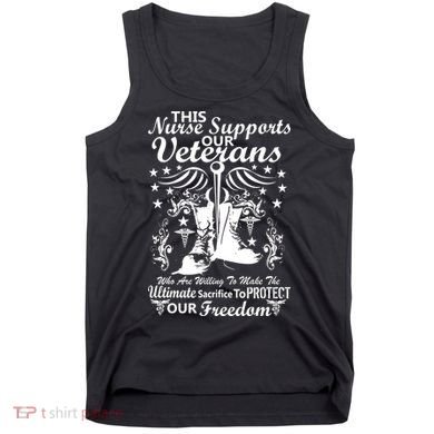 Nurse Supports Our Veterans Tank Top