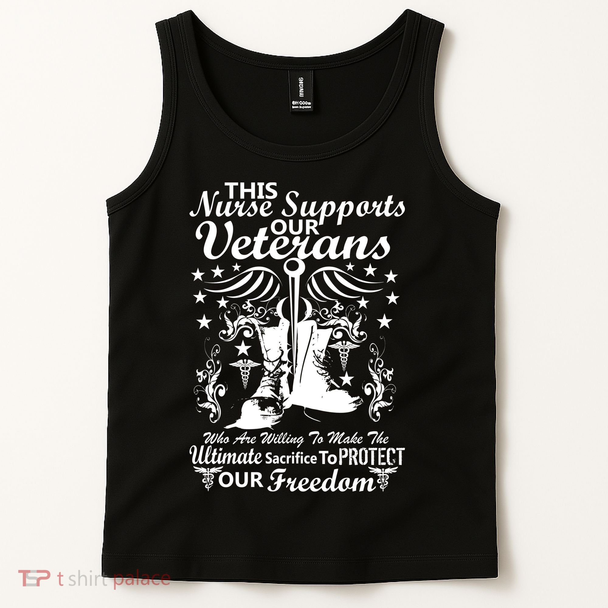 Nurse Supports Our Veterans Tank Top