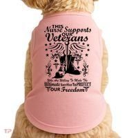 Nurse Supports Our Veterans Doggie Tank thumb 0