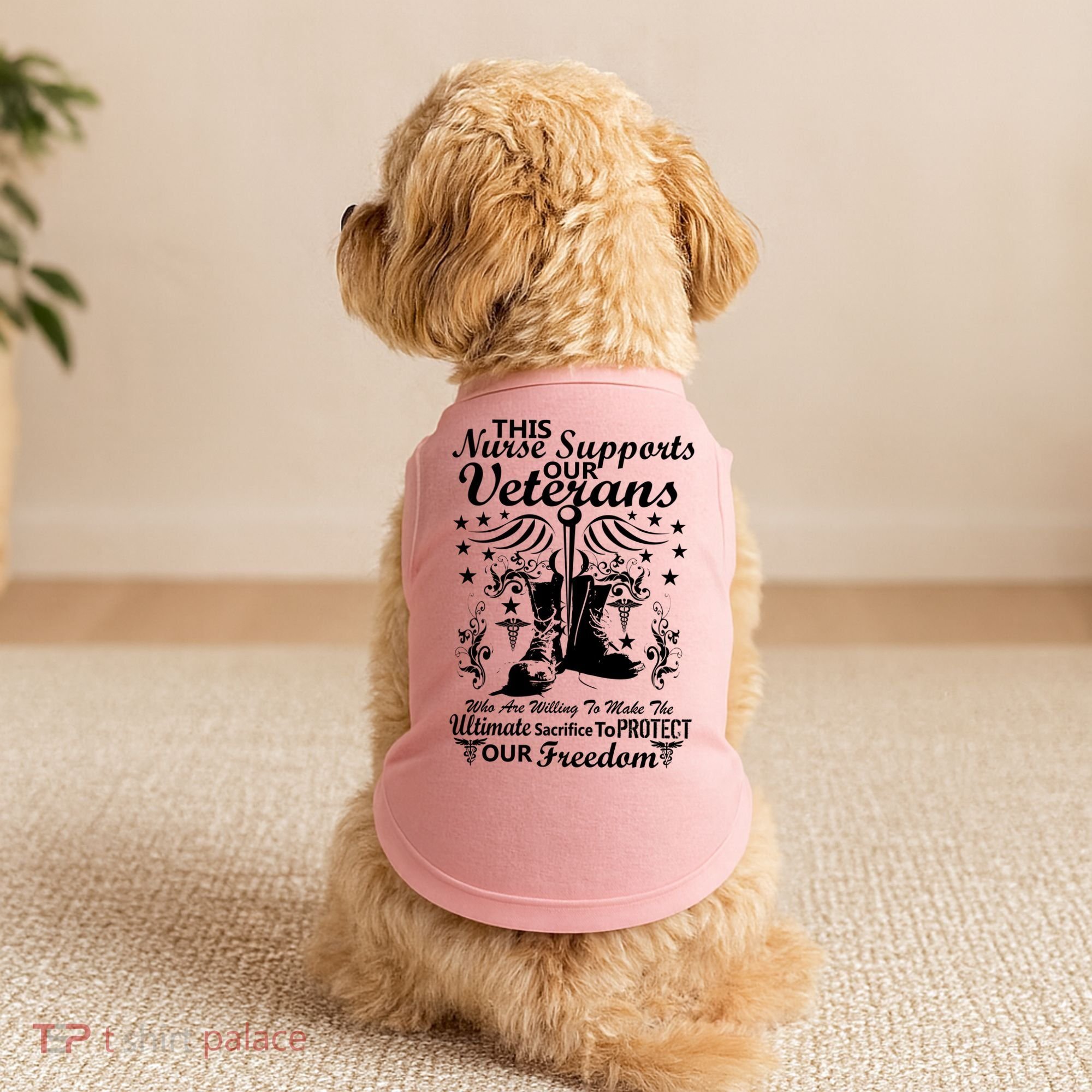 Nurse Supports Our Veterans Doggie Tank