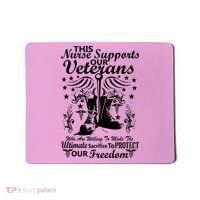 Nurse Supports Our Veterans Mousepad thumb 0