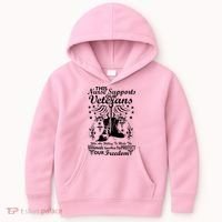 Nurse Supports Our Veterans Kids Hoodie thumb 0