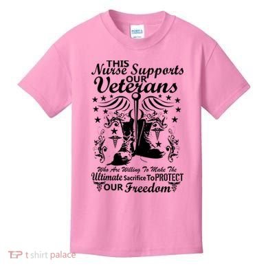 Nurse Supports Our Veterans Kids T-Shirt