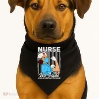Nurse We Fight When Others Can't Anymore USA-Made Doggie Bandana thumb 1