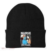 Nurse We Fight When Others Can't Anymore Beanie thumb 0
