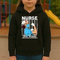 Nurse We Fight When Others Can't Anymore Kids Hoodie thumb 3