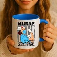 Nurse We Fight When Others Can't Anymore Coffee Mug thumb 3