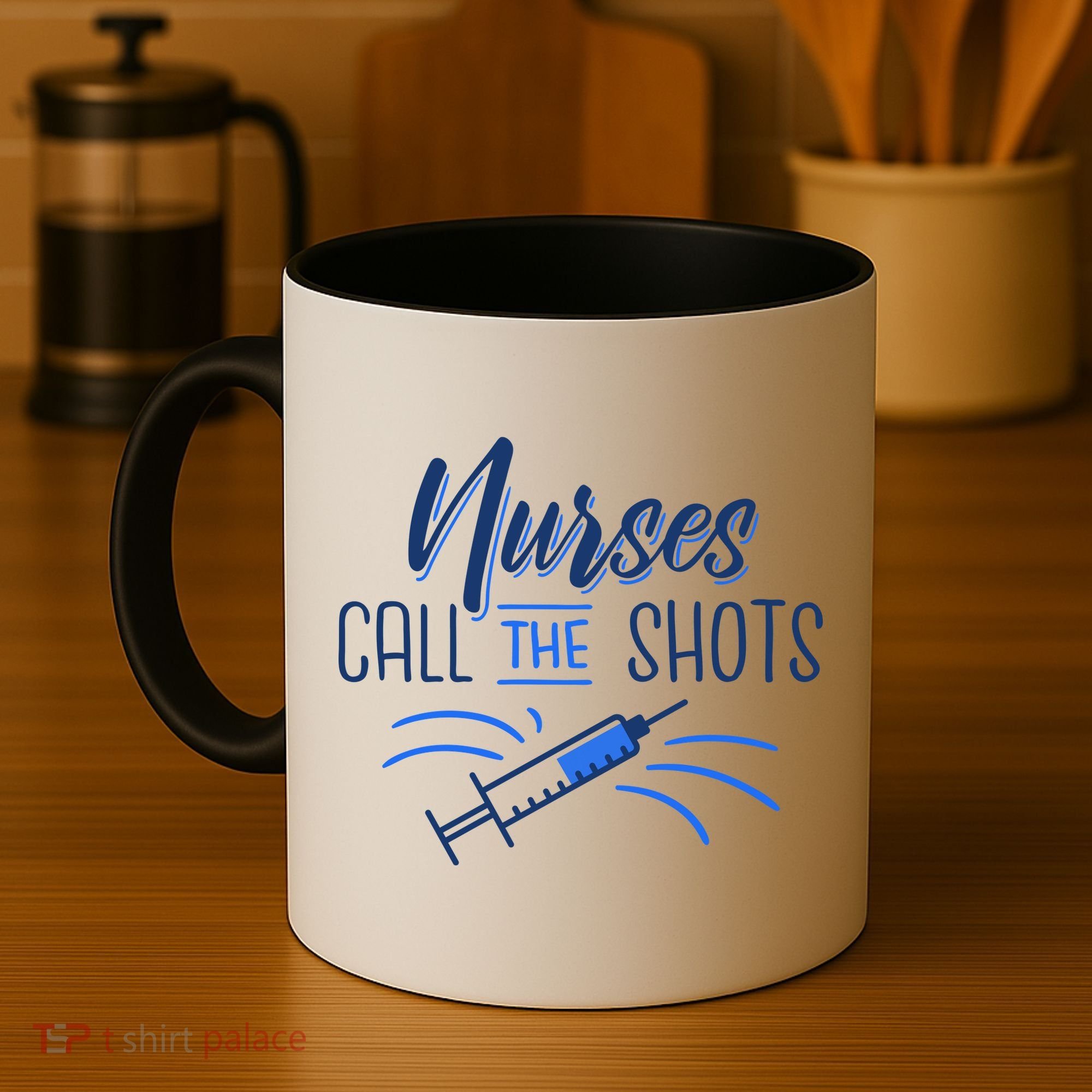 Nurses Call The Shots Coffee Mug