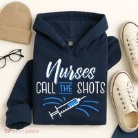 Nurses Call The Shots Hoodie thumb 4