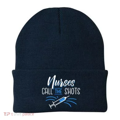 Nurses Call The Shots Beanie