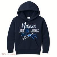 Nurses Call The Shots Kids Hoodie thumb 0