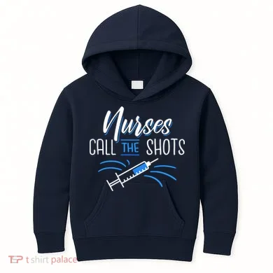 Nurses Call The Shots Kids Hoodie
