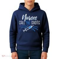Nurses Call The Shots Kids Hoodie thumb 4
