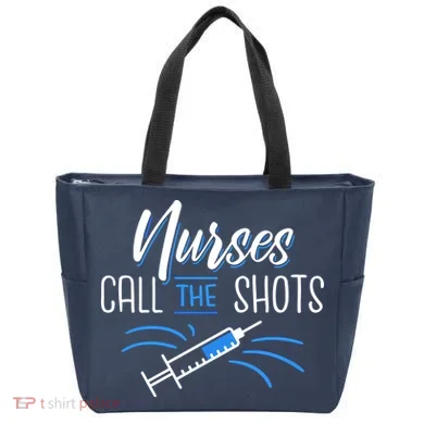 Nurses Call The Shots Tote Bag
