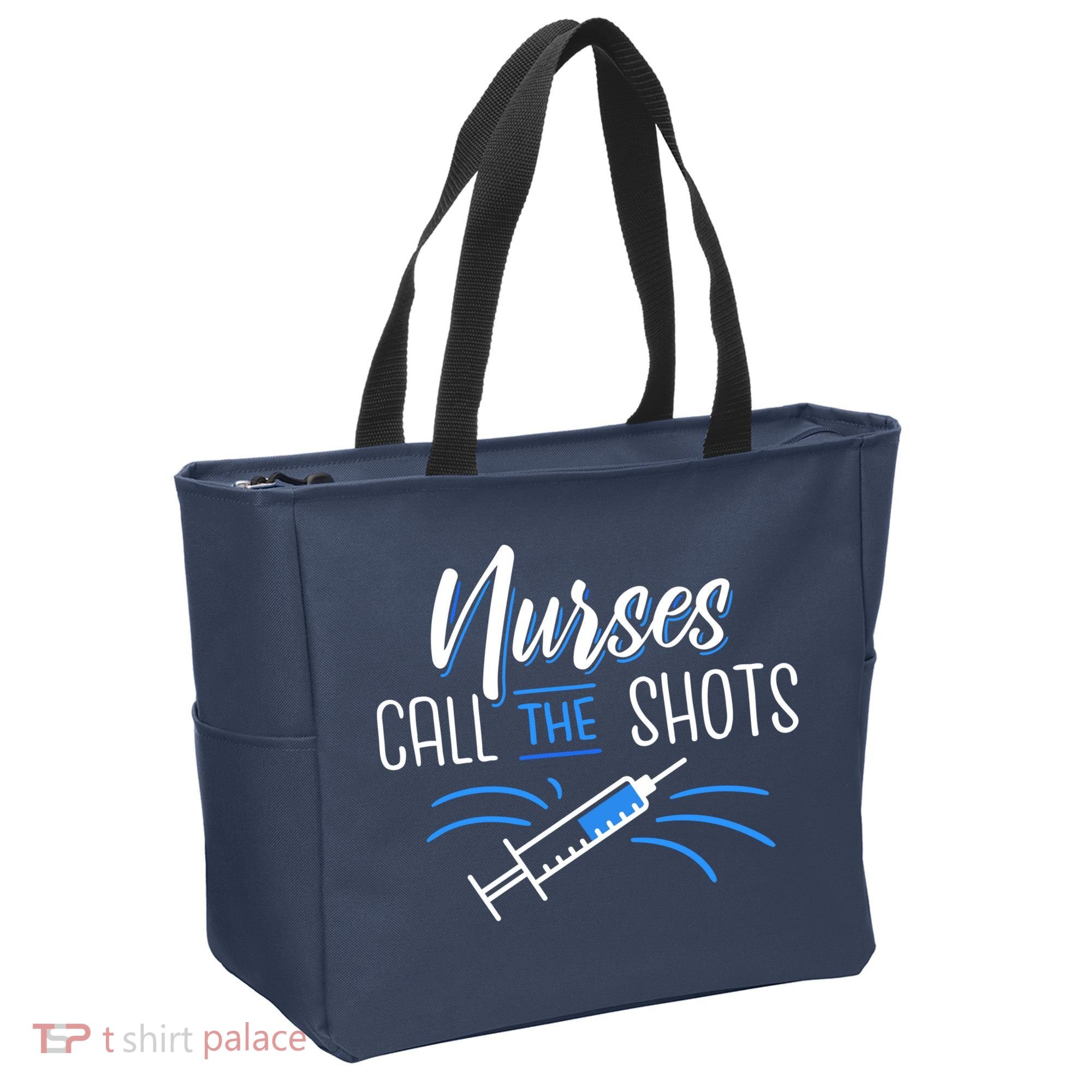 Nurses Call The Shots Tote Bag