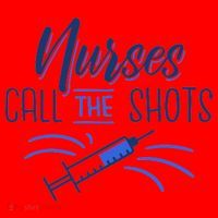 Nurses Call The Shots Santa Hat thumb 1