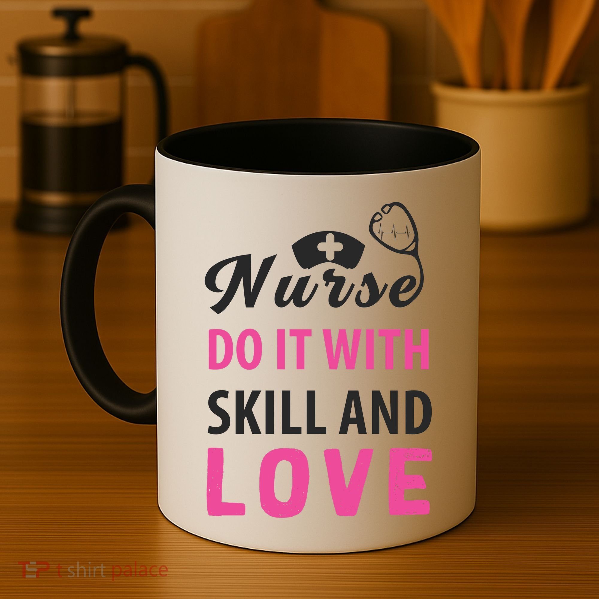 Nurses Do It With Skill And Love Coffee Mug
