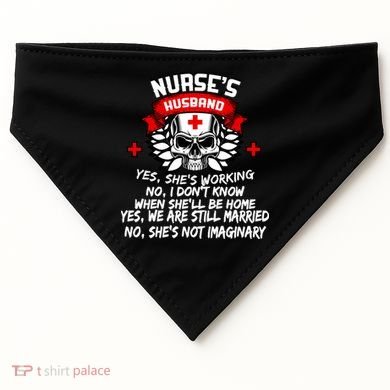 Nurse's Husband USA-Made Doggie Bandana